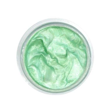GLITTER NATURAL E BIODEGRADáVEL EM PASTA 35ML - PURA COLOR BEAUTY Verde Menta