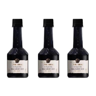 KIT 3UNI VINAGRE BALSâMICO 280ML - ALMAROMI