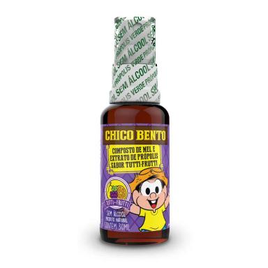 PRóPION CHICO BENTO - SPRAY COM MEL E TUTTI-FRUTTI SEM áLCOOL (30ML) - BALDONI