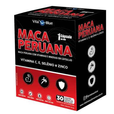 MACA PERUANA COM 30 CáPSULAS