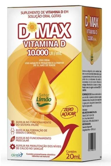 KIT 3UNI DMAX 10000UI 20ML GOTAS - AIRELA