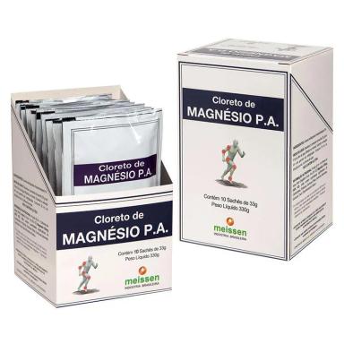 Cloreto De Magnésio P.A. 500Mg C/ 10 Sachês De 33G Cada - Meissen