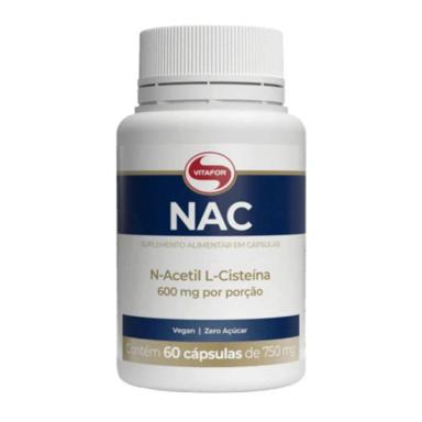 Nac N-Acetil L-Cisteína 60 Cáps 750Mg - Vitafor
