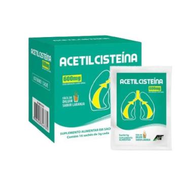 ACETILCISTEINA 600MG C/ 16 SACHêS - GEOVIT