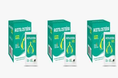 KIT 3UNI ACETILCISTEINA 600MG C/ 16 SACHêS - GEOVIT