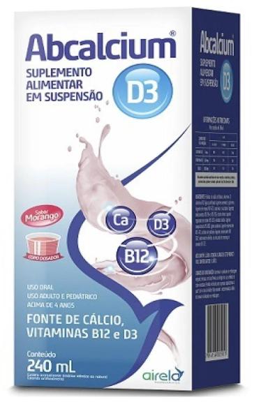 ABCALCIUM D+ 240ML SOLUçãO ORAL - AIRELA