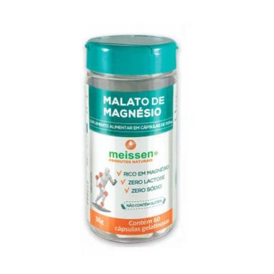 Malato De Magnésio 500Mgr (60 Cápsulas) - Meissen