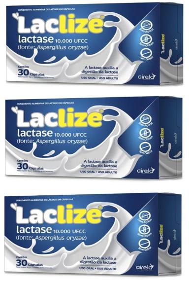 KIT 3UNI LACLIZE 30 COMPRIMIDOS - AIRELA