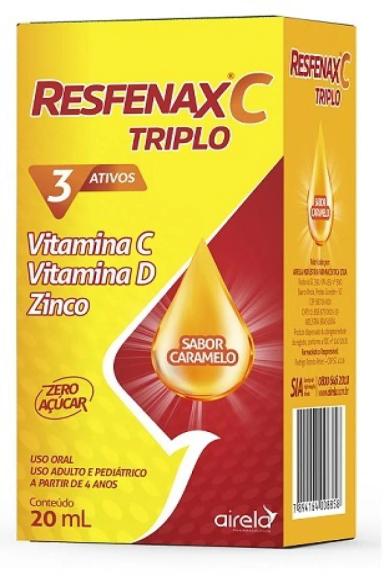 RESFENAX C TRIPLO 20ML GOTAS - AIRELA