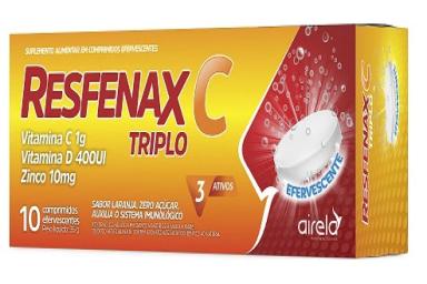 RESFENAX C TRIPLO 10 COMPRIMIDOS - AIRELA