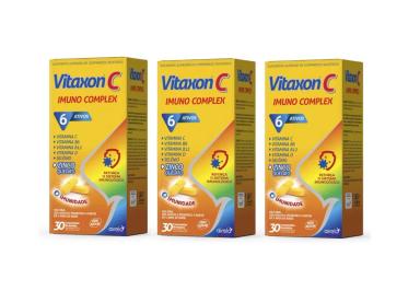 KIT 3UNI VITAXON C IMUNO COMPLEX 30 COMPRIMIDOS - AIRELA
