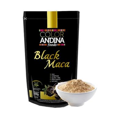MACA ANDINA Pó BLACK 100G - COLOR ANDINA