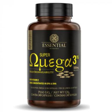 SUPER OMEGA 3 TG (240 CAPS) 500MG - ESSENTIAL NUTRITION