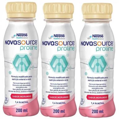 KIT 3X NOVASOURCE PROLINE (200ML CADA) - NESTLé Morango