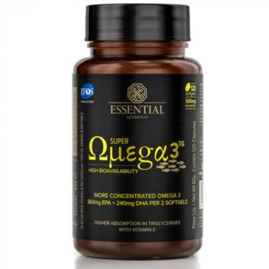 SUPER OMEGA 3 TG ( 120 CAPS) 500MG - ESSENTIAL NUTRITION