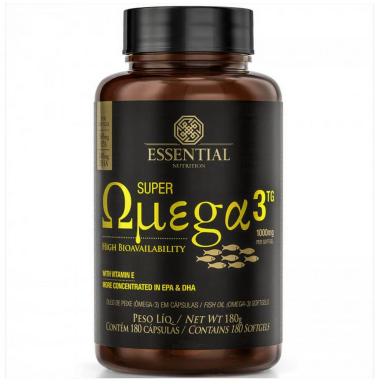 SUPER OMEGA 3 TG (180 CAPS) 1000MG - ESSENTIAL NUTRITION