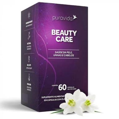 BEAUTY CARE LIPOSSOMAL PREMIUM - SAúDE DOS CABELOS, UNHAS E PELE - 60 CAPSULAS - PURAVIDA