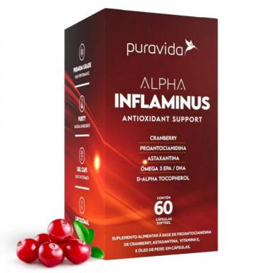 ALPHA INFLAMINUS ASTAXANTINA + OMEGA 3 EPA/DHA (60 CAPS) - PURA VIDA