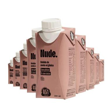 BEBIDA DE AVEIA ORGâNICA CACAU NUDE (CX C/ 24UNI DE 200ML) Unica