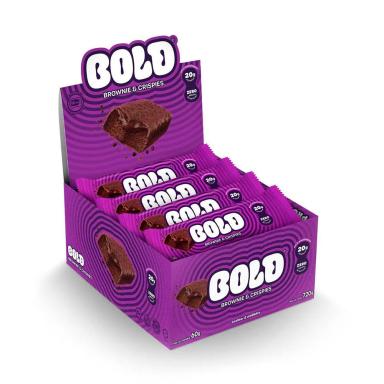 BARRINHA BOLD BROWNIE &amp;amp;AMP CRISPIES (12 UN DE 60G) Unica
