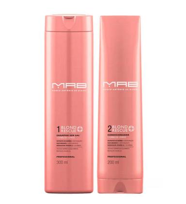 MAB BLOND RESCUE SHAMPOO 300ML E CONDICIONADOR 200ML