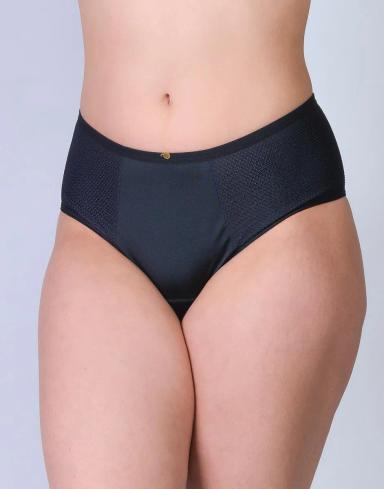 KIT SPORT CALCINHA ABSORVENTE MENSTRUAL ESPORTIVA COMFORT PARA CICLO MENSTRUAL E LEVES CASOS DE INCONTINêNCIA ANTIBACTERIANA REUTILIZáVEL GG PRETO