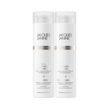 JACQUES JANINE POWER INFORCER SHAMPOO 240ML E CONDICIONADOR 240ML