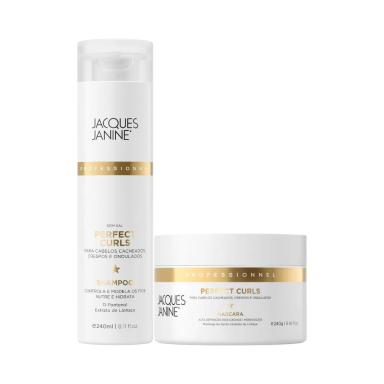 JACQUES JANINE PERFECT CURLS SHAMPOO 240ML E MáSCARA 240G