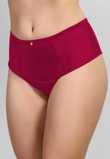 KIT 3 UNI. CALCINHA ABSORVENTE MENSTRUAL COMFORT PARA SEU CICLO MENSTRUAL LEVES CASOS DE INCONTINêNCIA ANTIBACTERIANA REUTILIZáVEL CLáSSICA GG CEREJA
