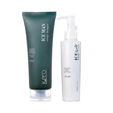 K.PRO ICE MAN SHAMPOO 240ML E SCALP LOTION 135ML