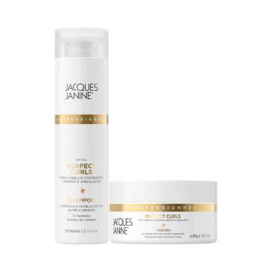 JACQUES JANINE PERFECT CURLS SHAMPOO 240ML E MáSCARA 80G