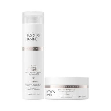 JACQUES JANINE POWER INFORCER SHAMPOO 240ML E MáSCARA 80G