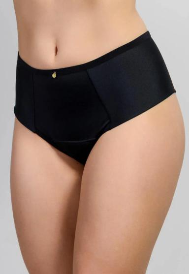 CALCINHA ABSORVENTE MENSTRUAL COMFORT. PARA SEU CICLO MENSTRUAL. LEVES CASOS DE INCONTINêNCIA. ANTIBACTERIANA REUTILIZáVEL CLáSSICA FEMININA P PRETO