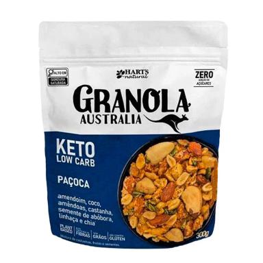 GRANOLA KETO LOW CARB PAçOCA HART&amp;amp;#039S NATURAL 300G Unica