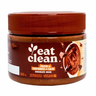 PASTA DE CASTANHA DE CAJU CHOCOLATE BELGA EAT CLEAN 300G