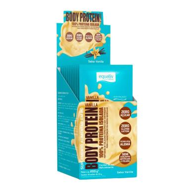 BODY PROTEIN VANILLA EQUALIV (10 SACHêS DE 20G) Unica