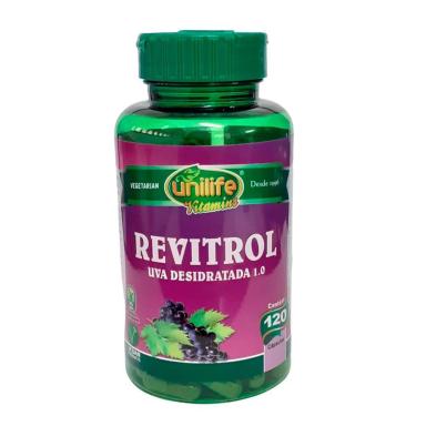 UVA DESIDRATADA REVITROL RESVERATROL - UNILIFE - 120 CáPSULAS