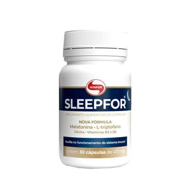 Suplemento Alimentar SLEEPFOR COM MELATONINA VITAFOR 30 CÁPSULAS