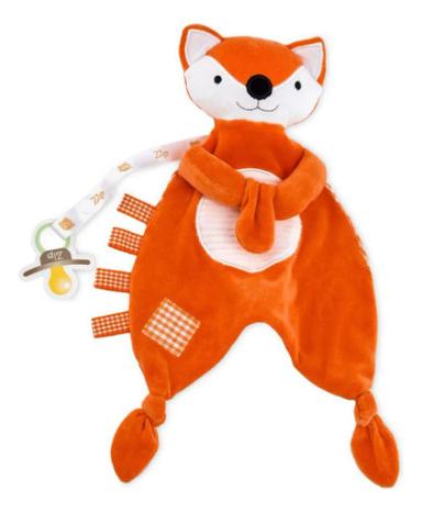 NANINHA COM PRENDEDOR DE CHUPETA PANINHO DE BEBê MACIA MENINO MENINA ZIP TAG FUBA