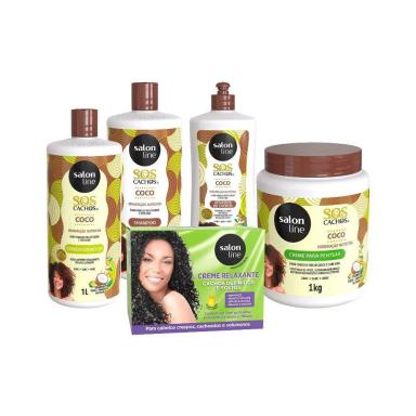 KIT RELAXAMENTO PARA CACHOS SALON LINE