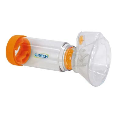 ESPACADOR G-TECH CLEAR COM DUAS MASCARAS ADULTO/INFANTIL PVC