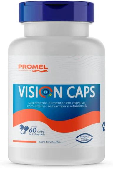 VISION CAPS LUTEíNA E ZEAXANTINA 60 CAPSULAS DE 410MG PROMEL