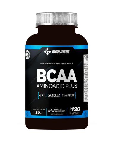 BCAA PLUS - 2.4MG - 4.1.1 - 120 CÁPSULAS