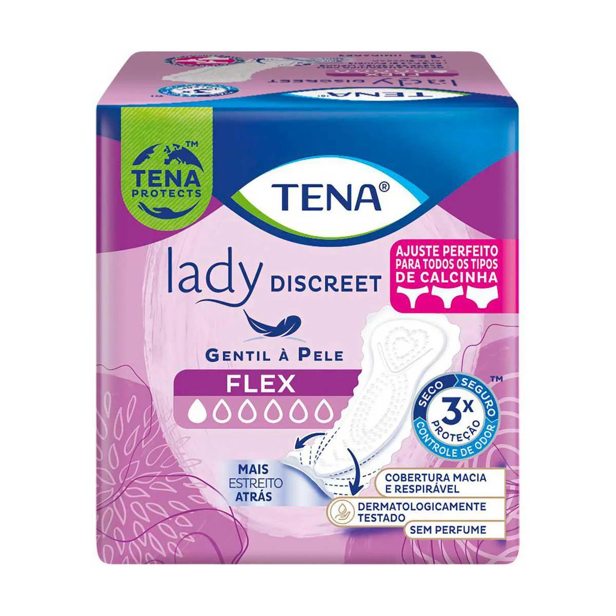 Protetor Diário Tena Lady Discreet Flex 34 Unidades