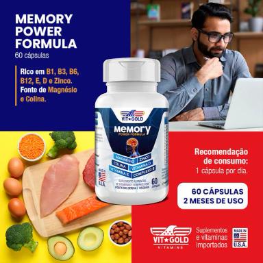 Kit 2x Memory Power Formula Vitgold 60 Cápsulas
