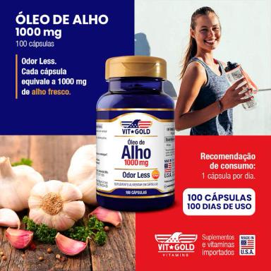 Colágeno Hidrolisado 1000 mg Com Vitamina. C 100 Cápsulas Vitgold&amp;quot;
