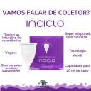 COLETOR MENSTRUAL  REUTILIZáVEL E COPO ESTERILIZADOR