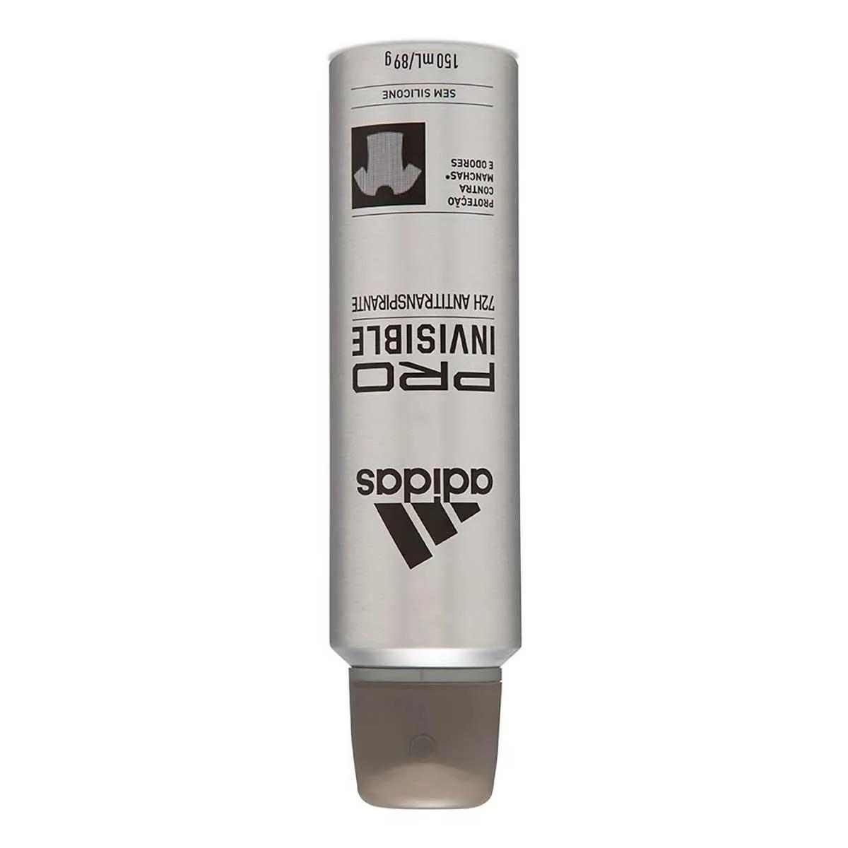 Desodorante Aerosol Antitranspirante Adidas Masculino Pro Invisible Performance Sem Manchas com 150ml