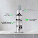 Kit 3 Desodorante Aerosol Antitranspirante Adidas Masculino Pro Invisible Performance Sem Manchas com 150ml + 2 Polivitamínico Centrum Essentials Mulher de A a Zinco 60 comprimidos
