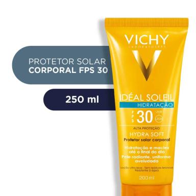VICHY IDEAL SOLEIL HYDRASOFT FPS30 200MLTES